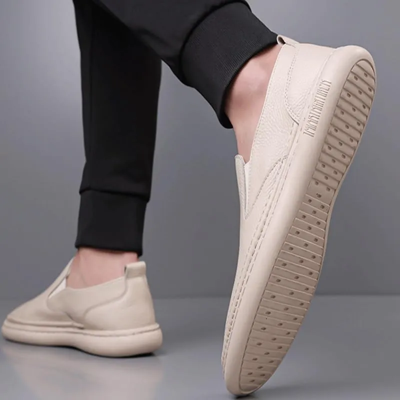 Mens Moccasins Commuter Slip-Resistant Lightweight Breathable Easy to Walk