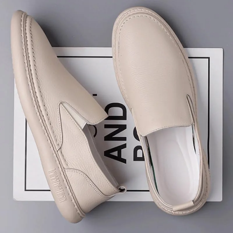 Mens Moccasins Commuter Slip-Resistant Lightweight Breathable Easy to Walk