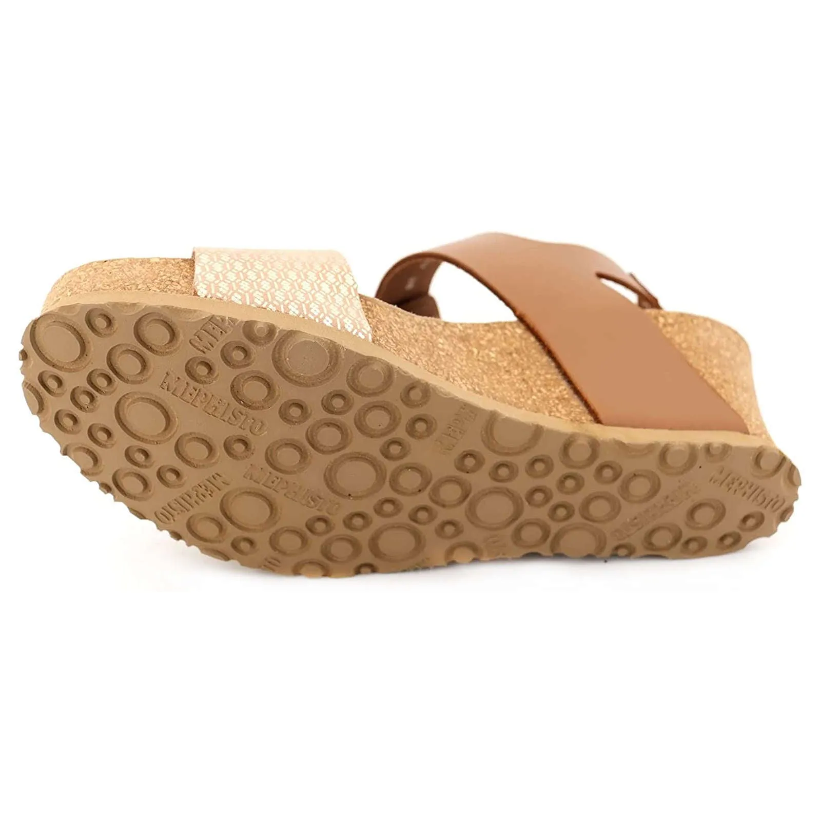 Mephisto Lissia Full Grain Leather Women's Wedge Sandals