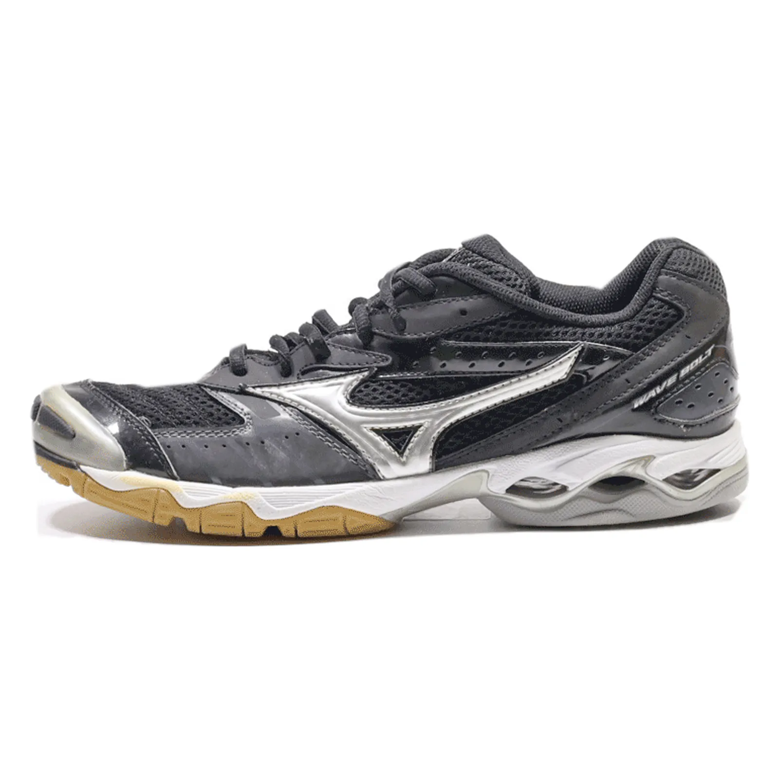 MIZUNO Sneaker Trainers Black Synthetic Womens UK 7.5