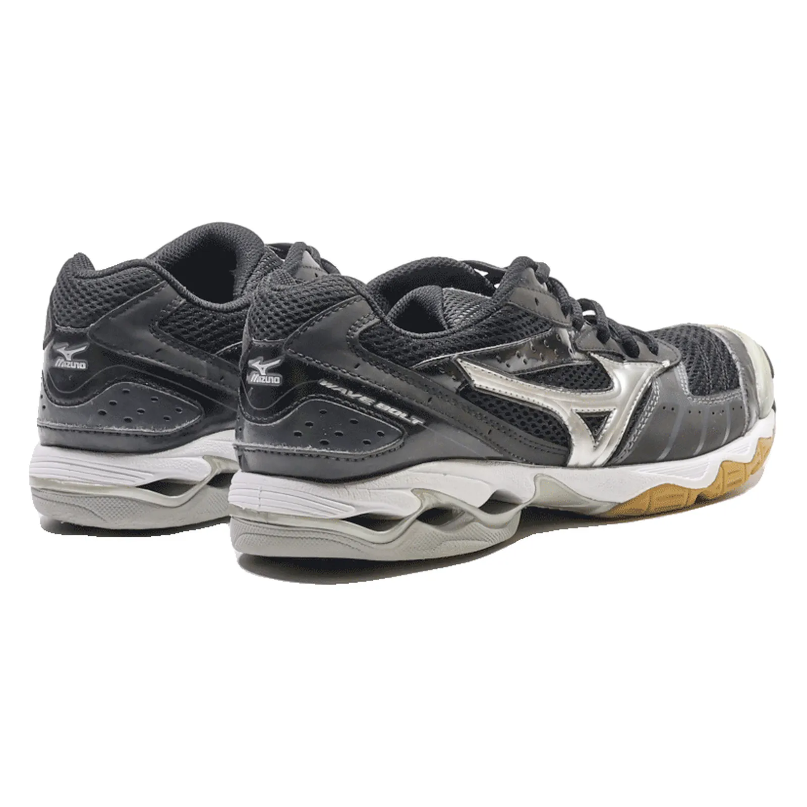 MIZUNO Sneaker Trainers Black Synthetic Womens UK 7.5