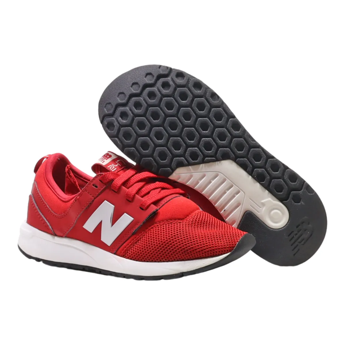 NEW BALANCE Sneaker Trainers Red Synthetic Womens UK 4