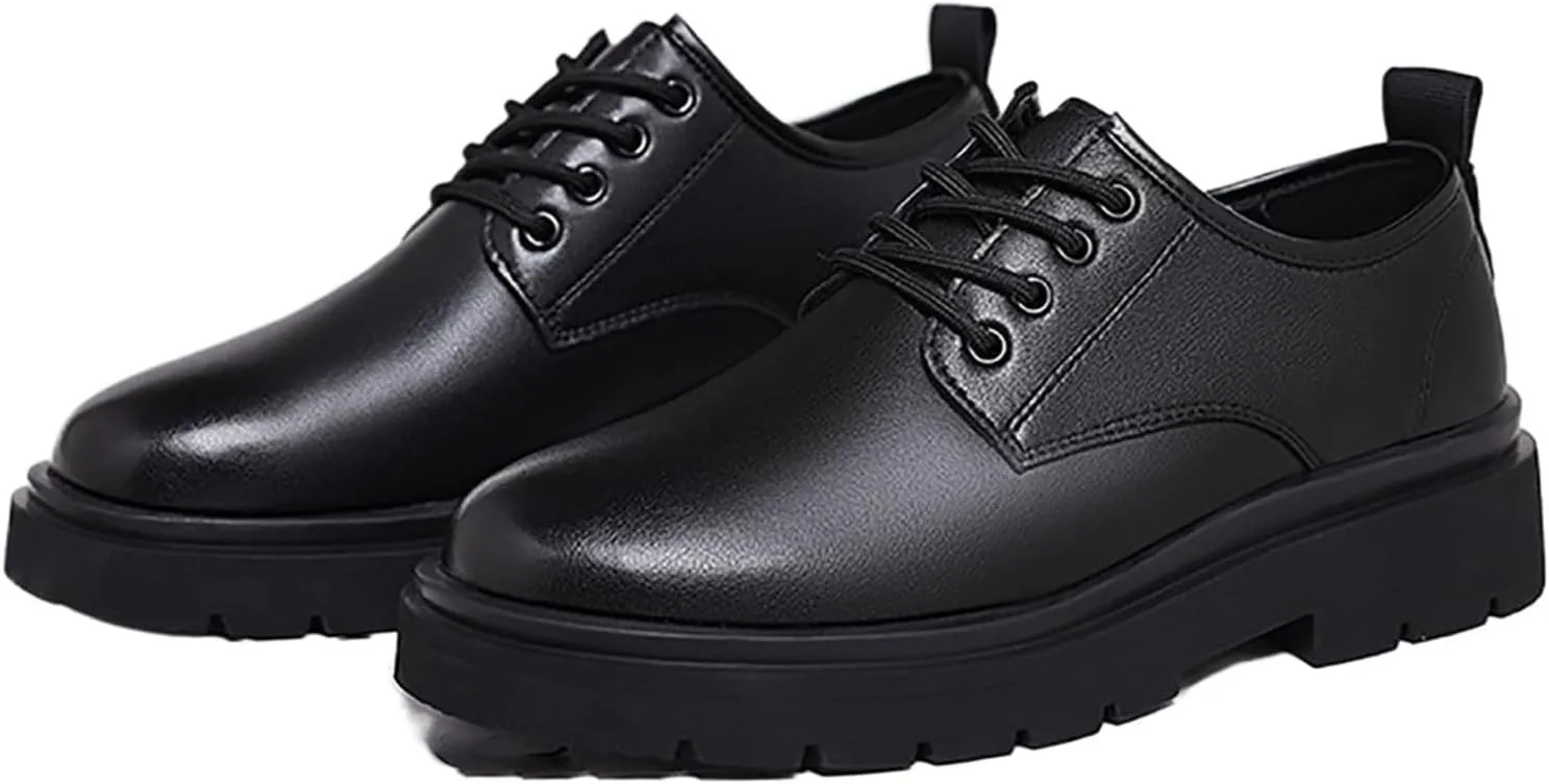 New Men's Breathable Soft Sole Comfortable Dress Shoes, Leather Casual Business Oxford Perfect Comfortable and Durable for Men