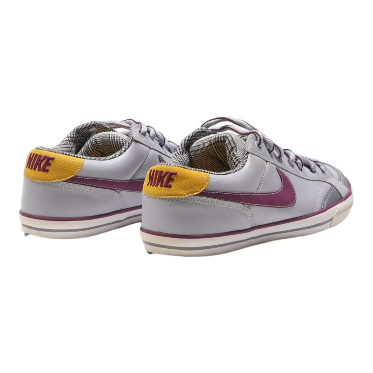 NIKE Capri II Low Top Trainers Grey Leather Womens UK 8.5