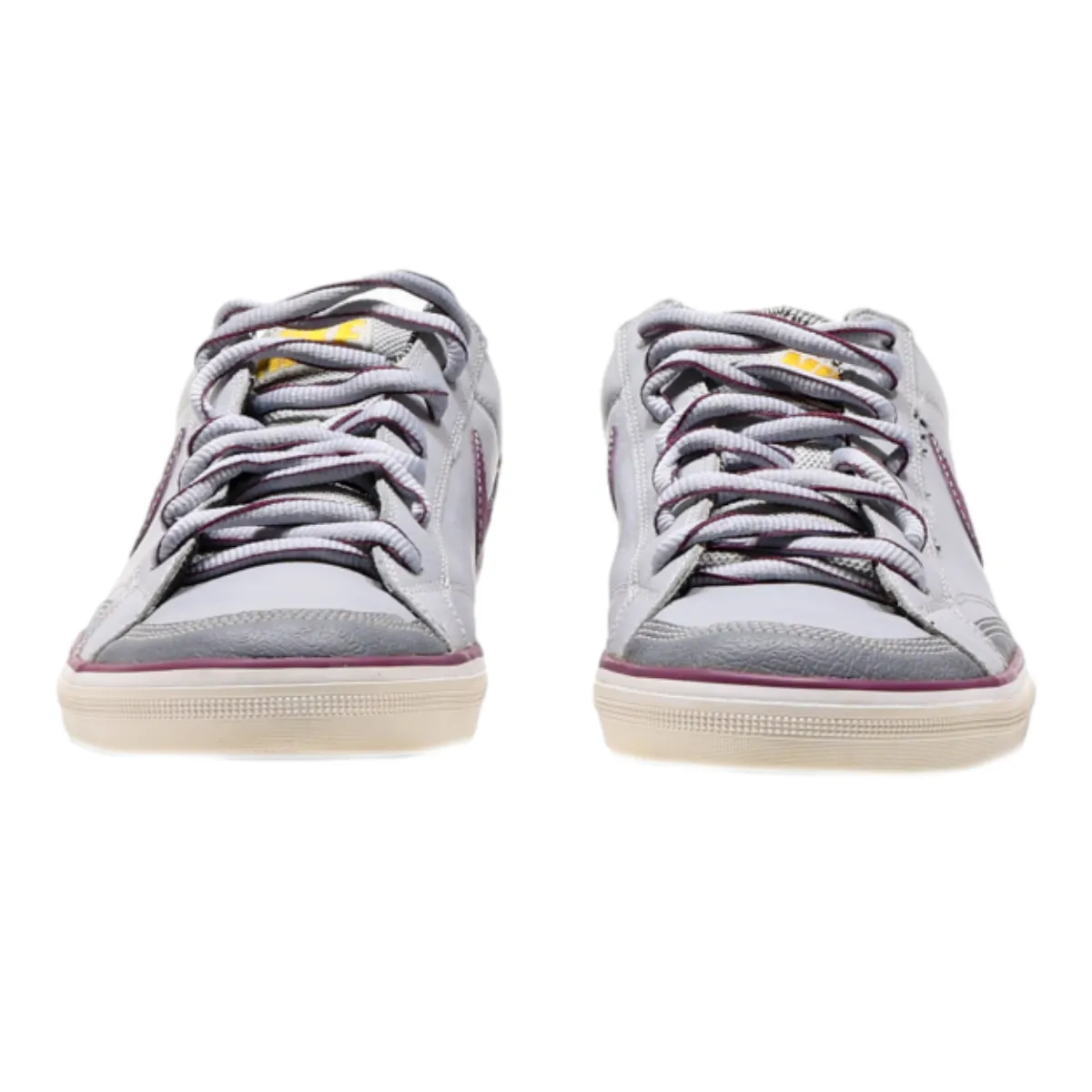 NIKE Capri II Low Top Trainers Grey Leather Womens UK 8.5