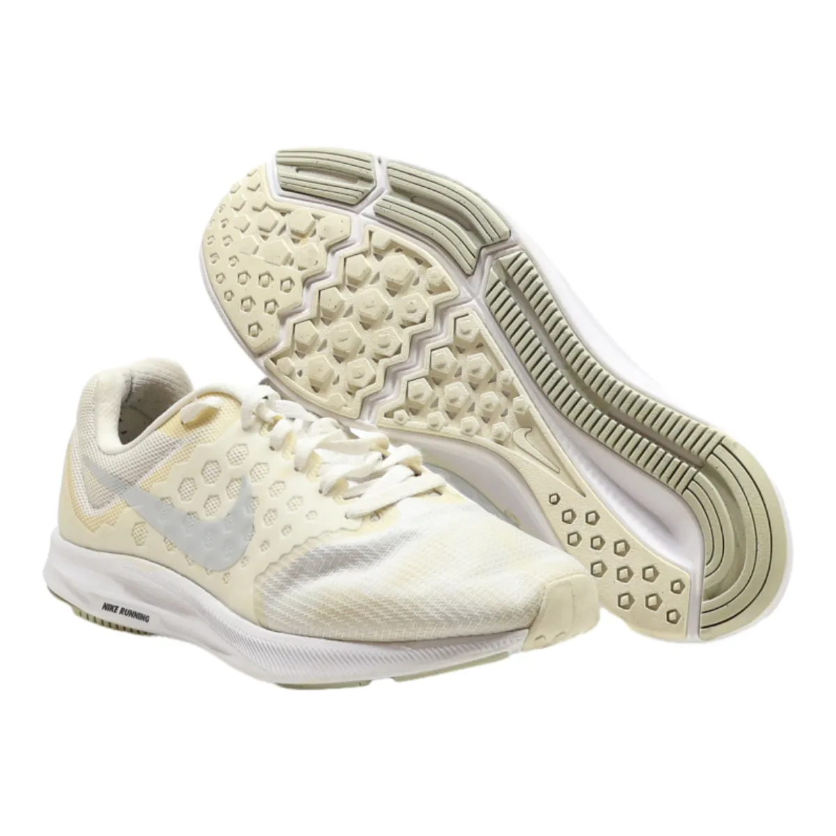 NIKE Downshifter Sneaker Trainers White Synthetic Womens UK 6.5