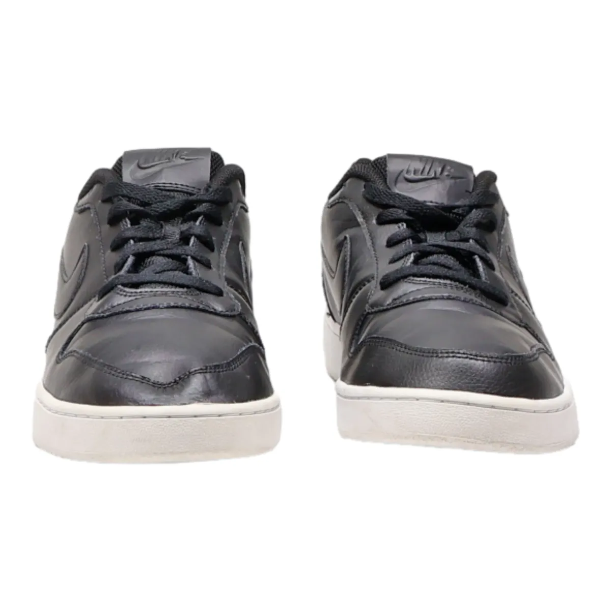 NIKE Ebernon Sneaker Trainers Black Leather Womens UK 8.5