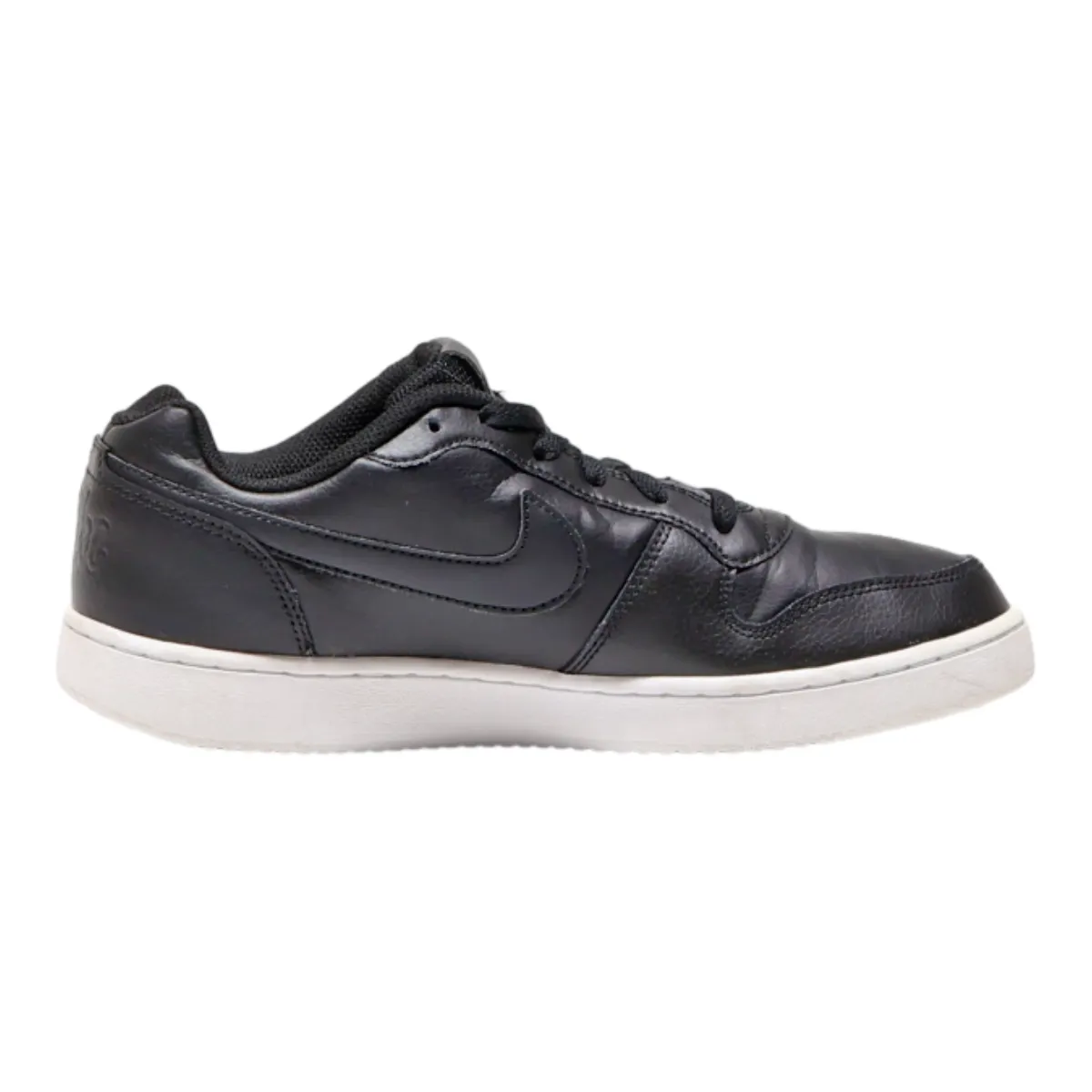 NIKE Ebernon Sneaker Trainers Black Leather Womens UK 8.5