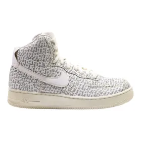 NIKE High Top Trainers White Leather Womens UK 6.5