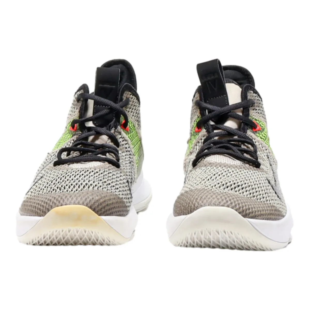 NIKE LeBron Witness 4 String Volt High Top Trainers Beige Synthetic Mens UK 8.5
