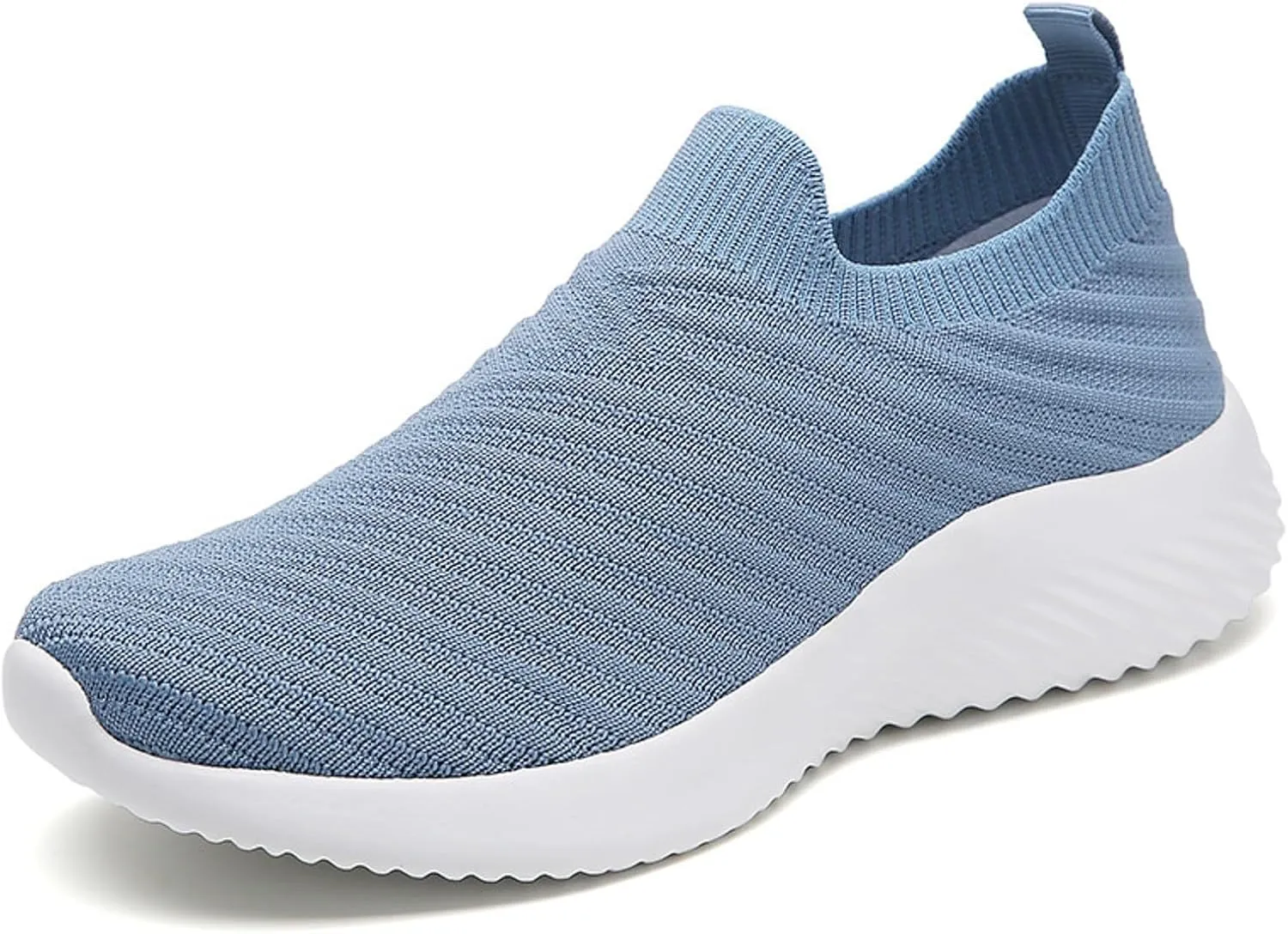 Orthopedic Shoes for Women Wide Width No Laces Casual Ladies Sneakers Stylish Soft Slip-On Knitted Mesh Loafers Shoes