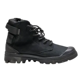 PALLADIUM Hiking Boots Black Suede Mens UK 5.5