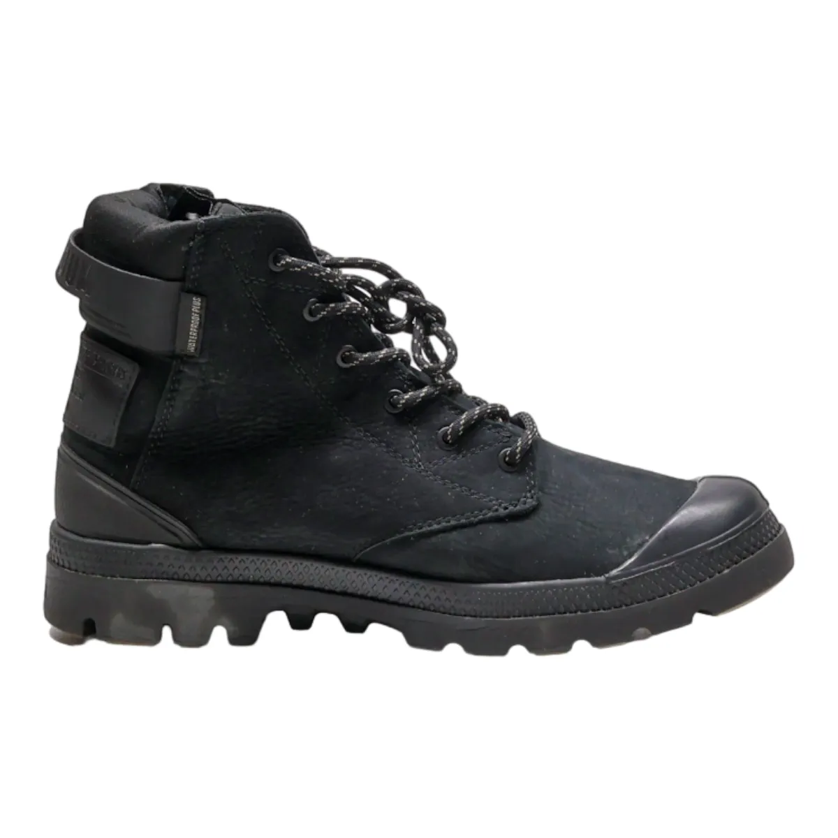 PALLADIUM Hiking Boots Black Suede Mens UK 5.5