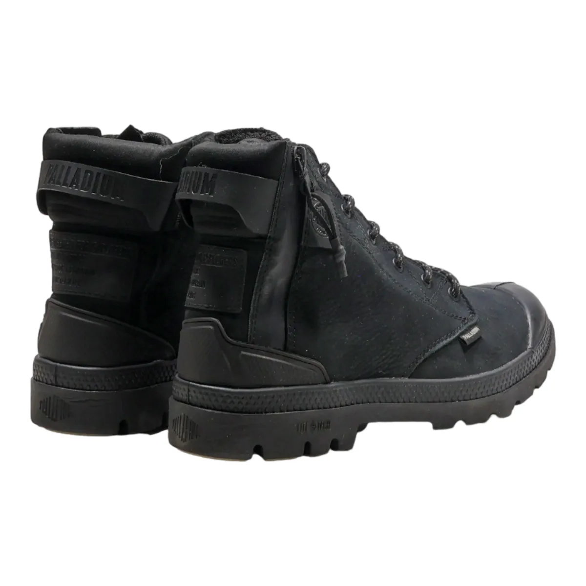PALLADIUM Hiking Boots Black Suede Mens UK 5.5