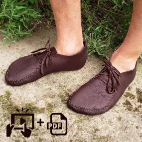"The Runners" and "Laced-Up Boots" Video   PDF Tutorial with Printable Patterns