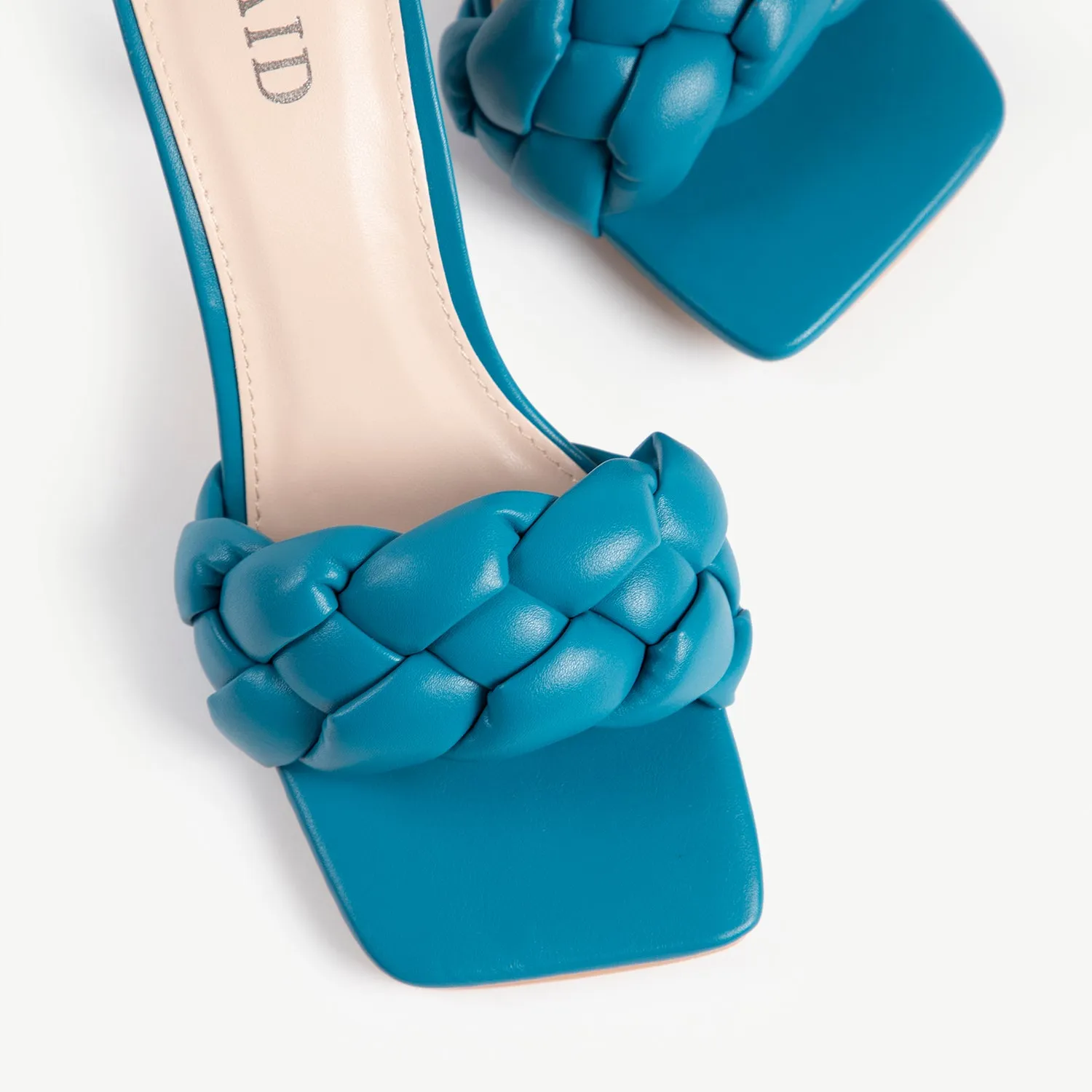RAID Sandra Padded Mule in Teal