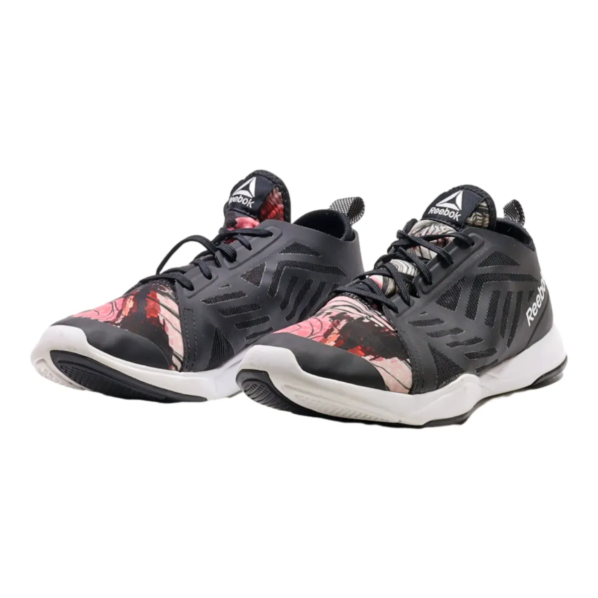 REEBOK Sneaker Trainers Black Synthetic Womens UK 5