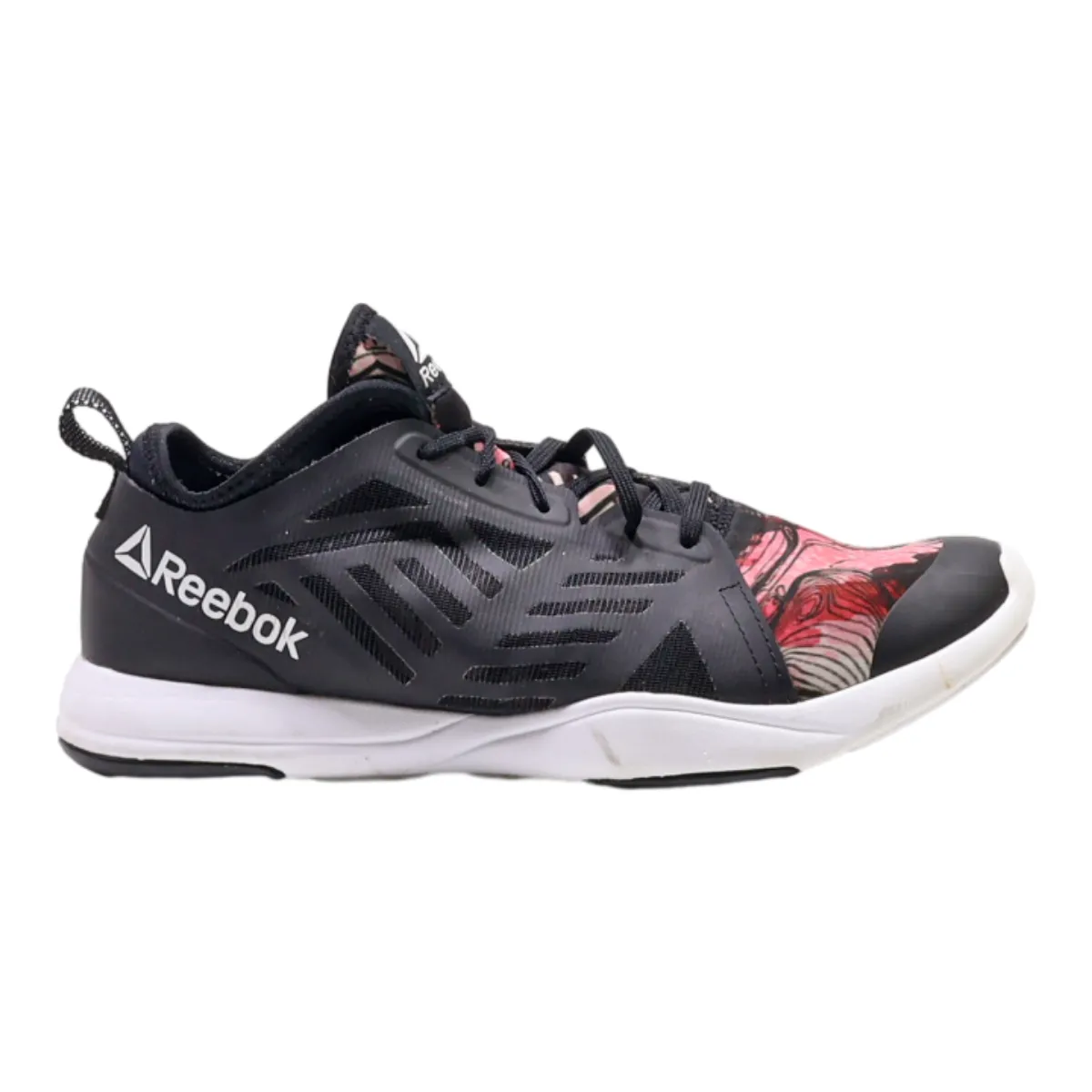 REEBOK Sneaker Trainers Black Synthetic Womens UK 5