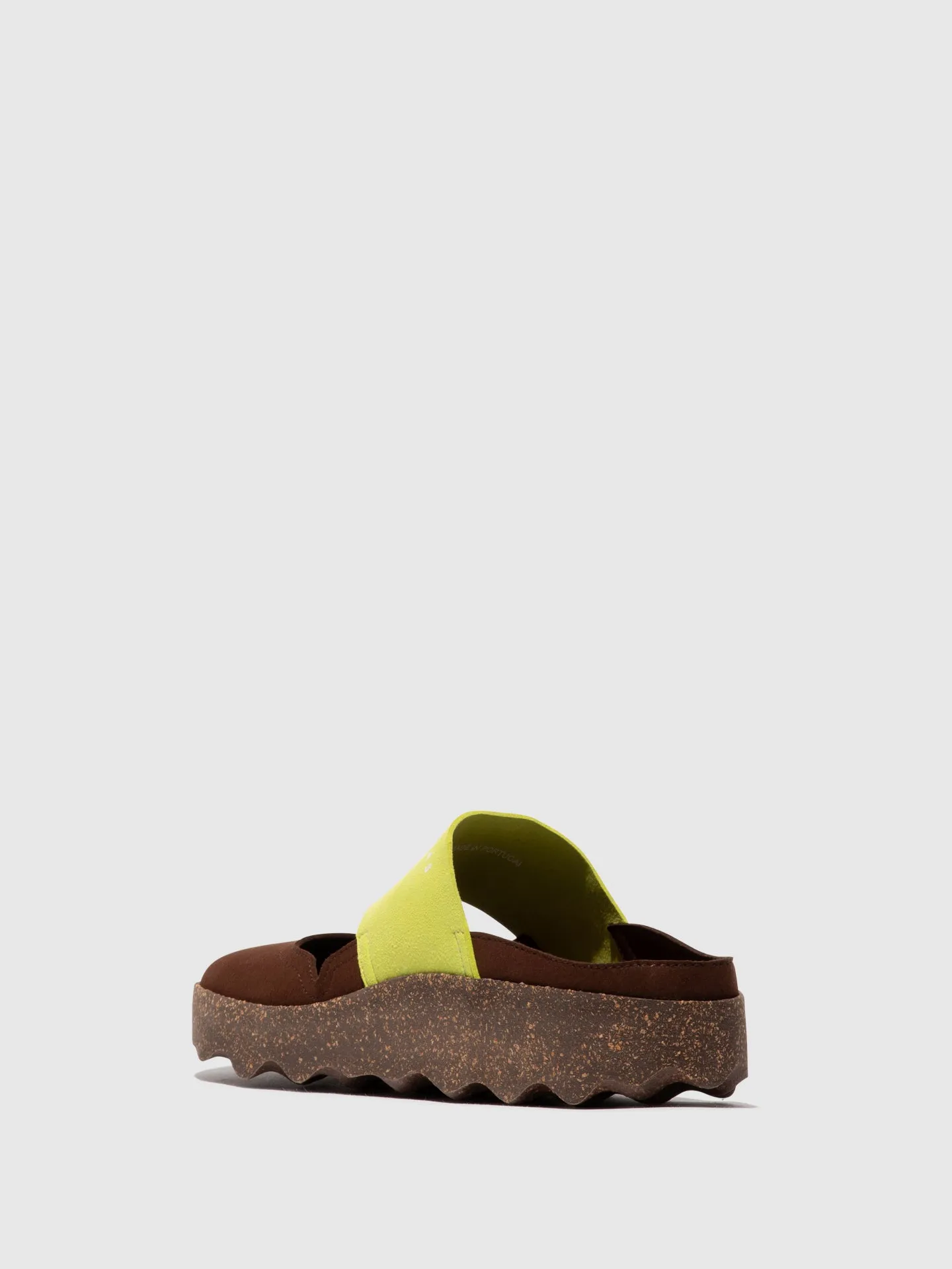 Round Toe Mules CANA BROWN