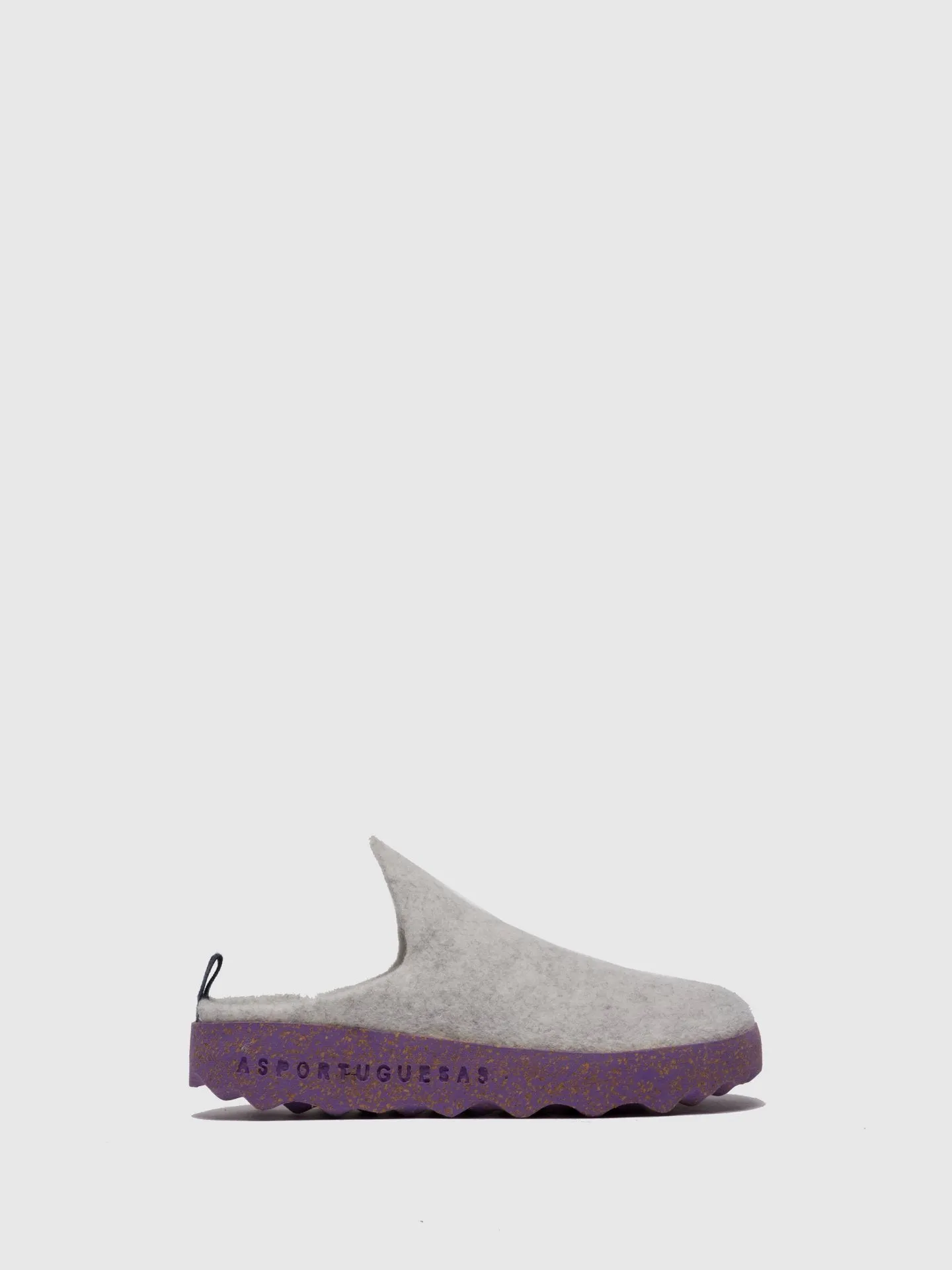 Round Toe Mules COME White