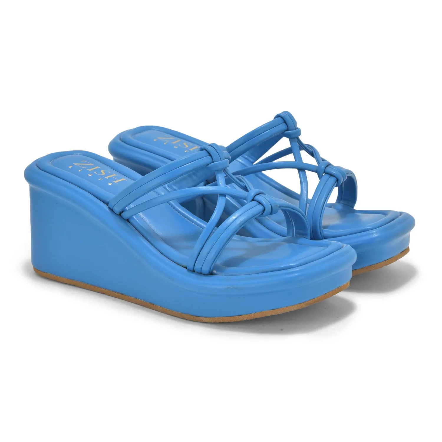 Royal Blue Spaghetti Platforms