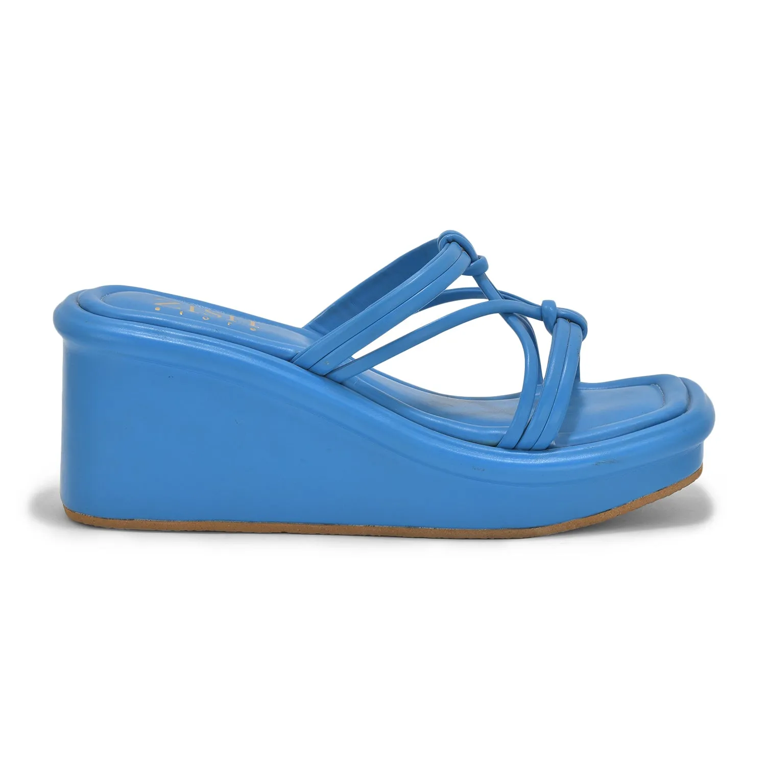 Royal Blue Spaghetti Platforms