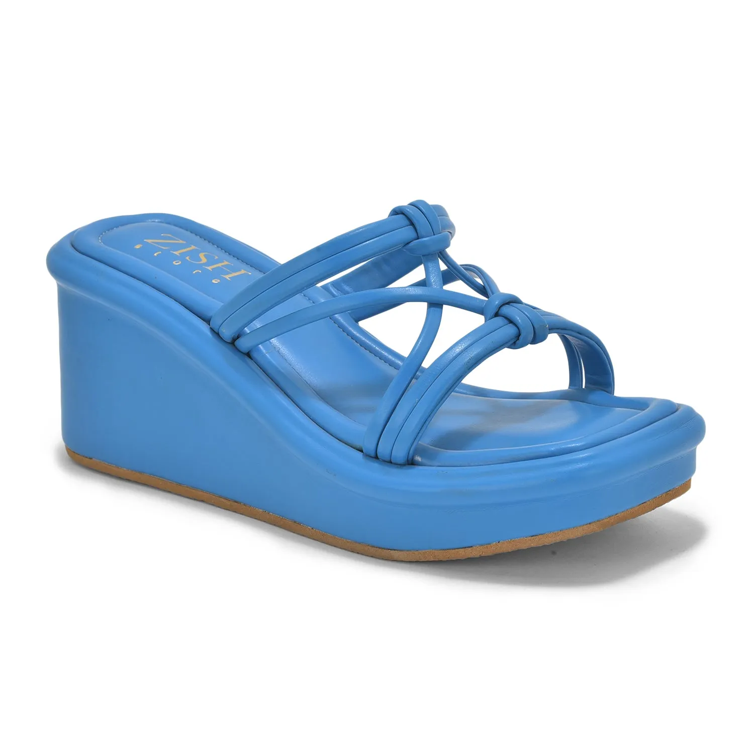 Royal Blue Spaghetti Platforms