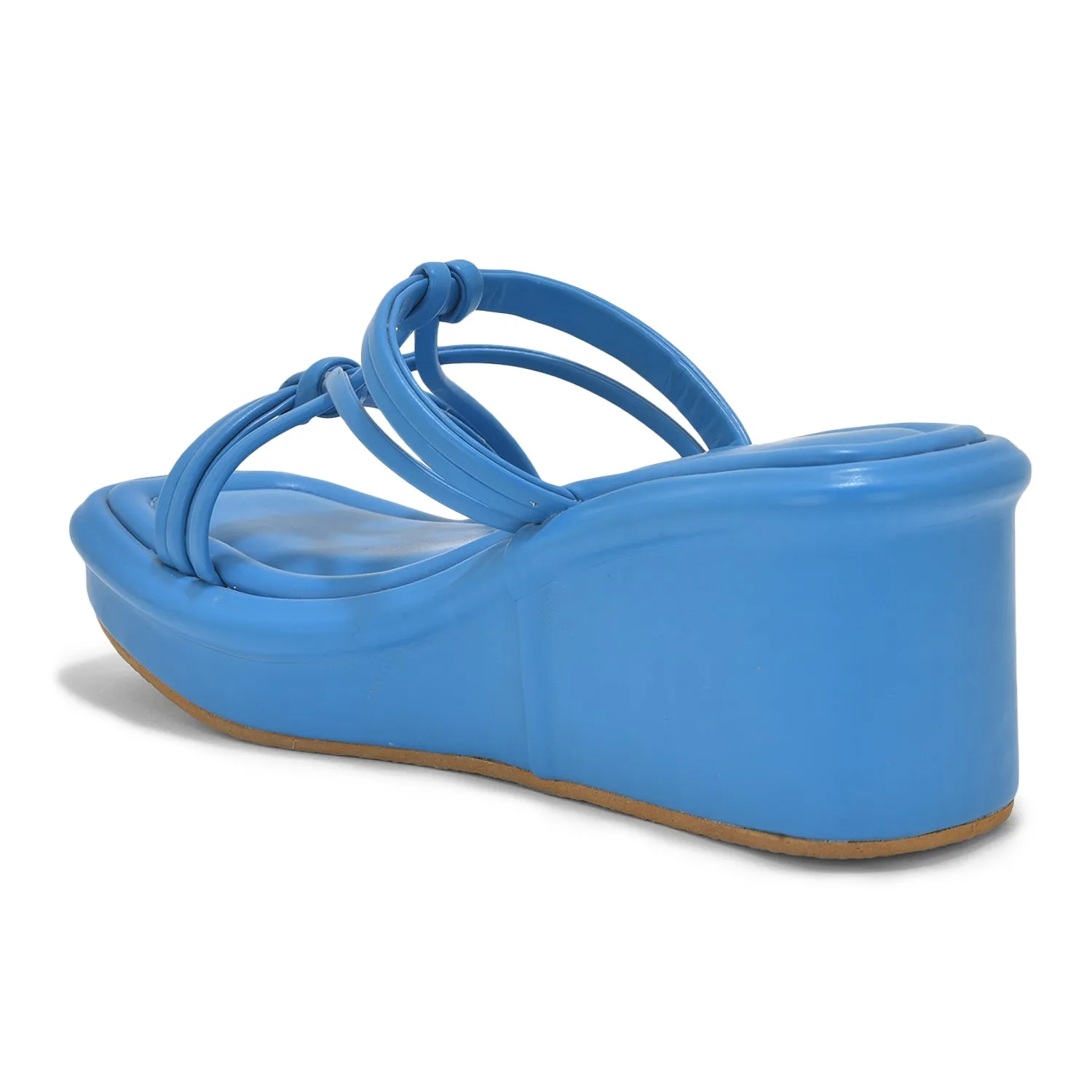 Royal Blue Spaghetti Platforms