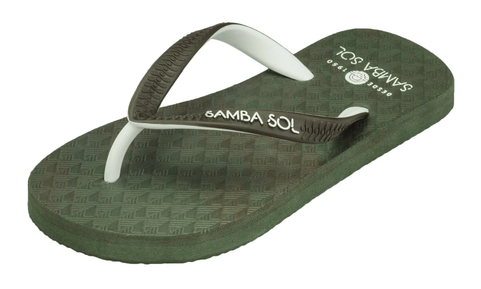 Samba Sol Kid's Beach Collection Flip Flops - Camo