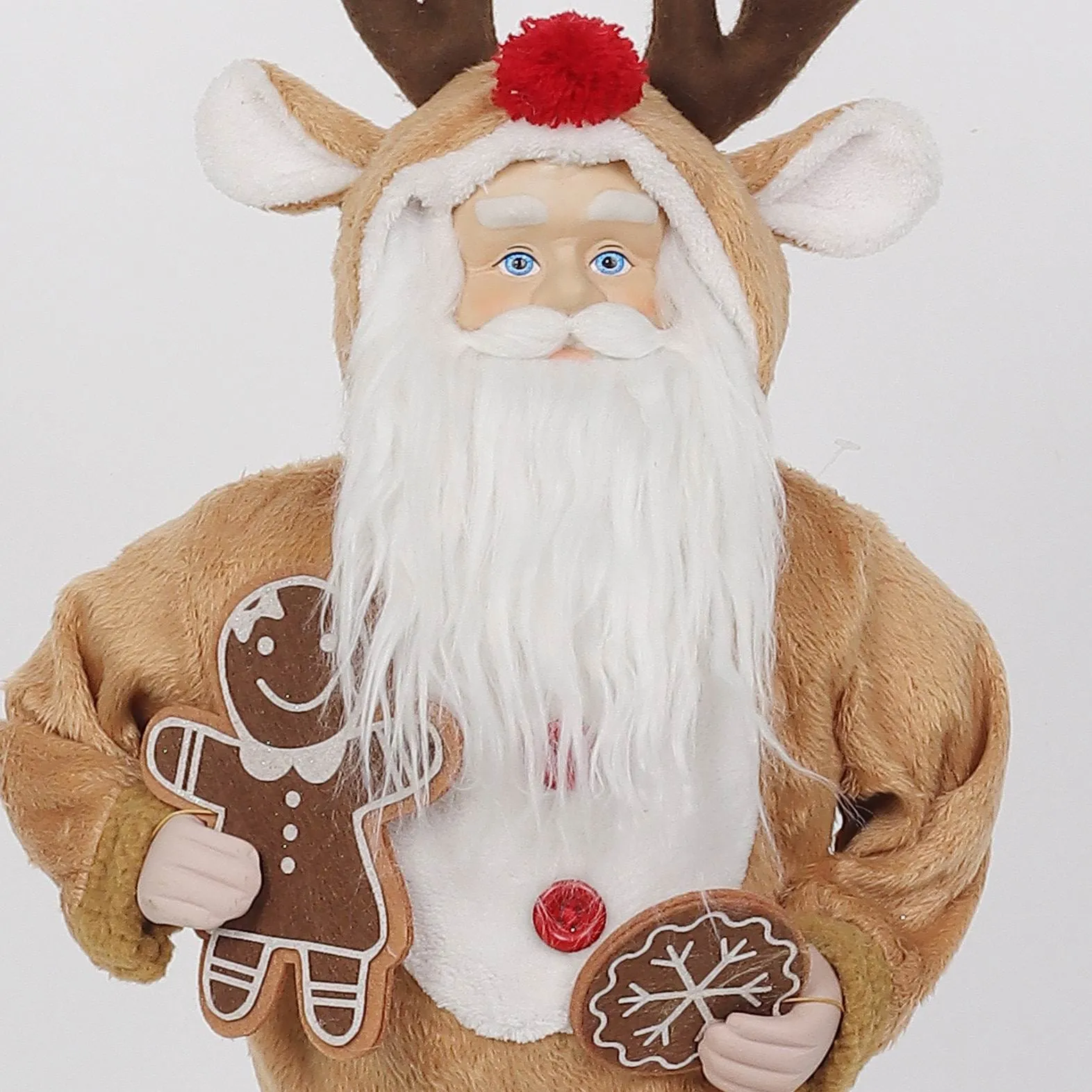 Santa in reindeer costume