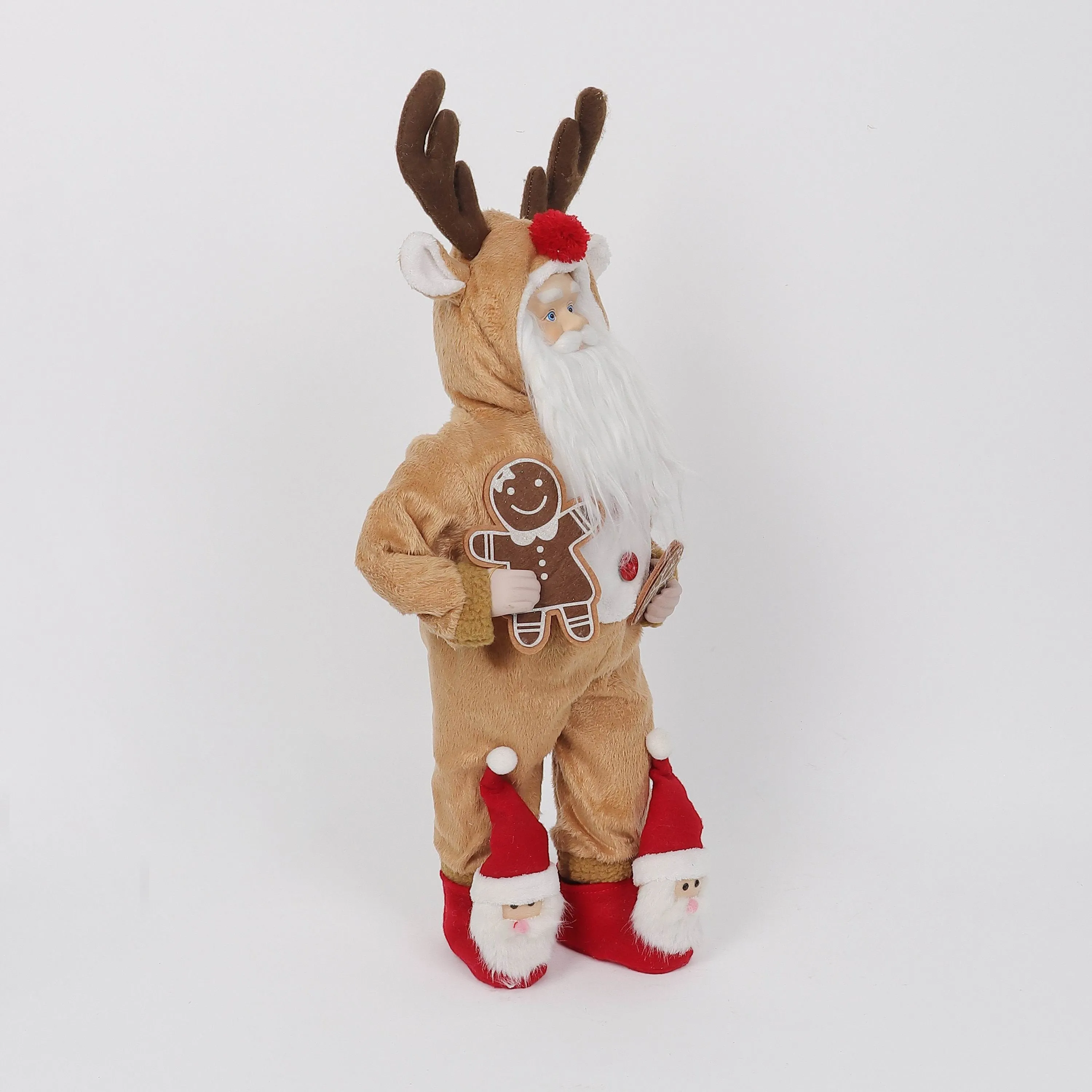 Santa in reindeer costume