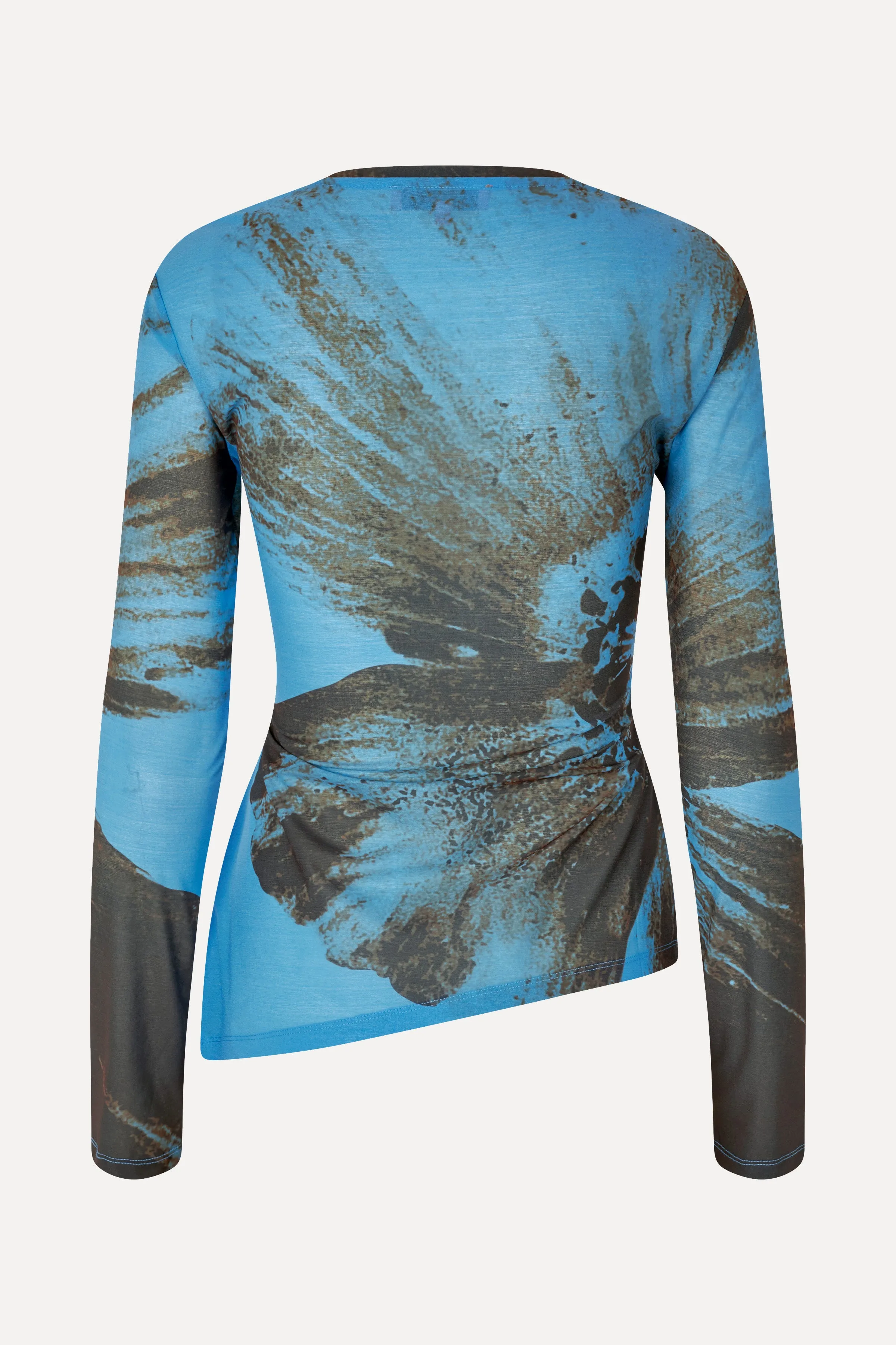 SGFlorian Blouse - Brown Brush Stroke Poppy