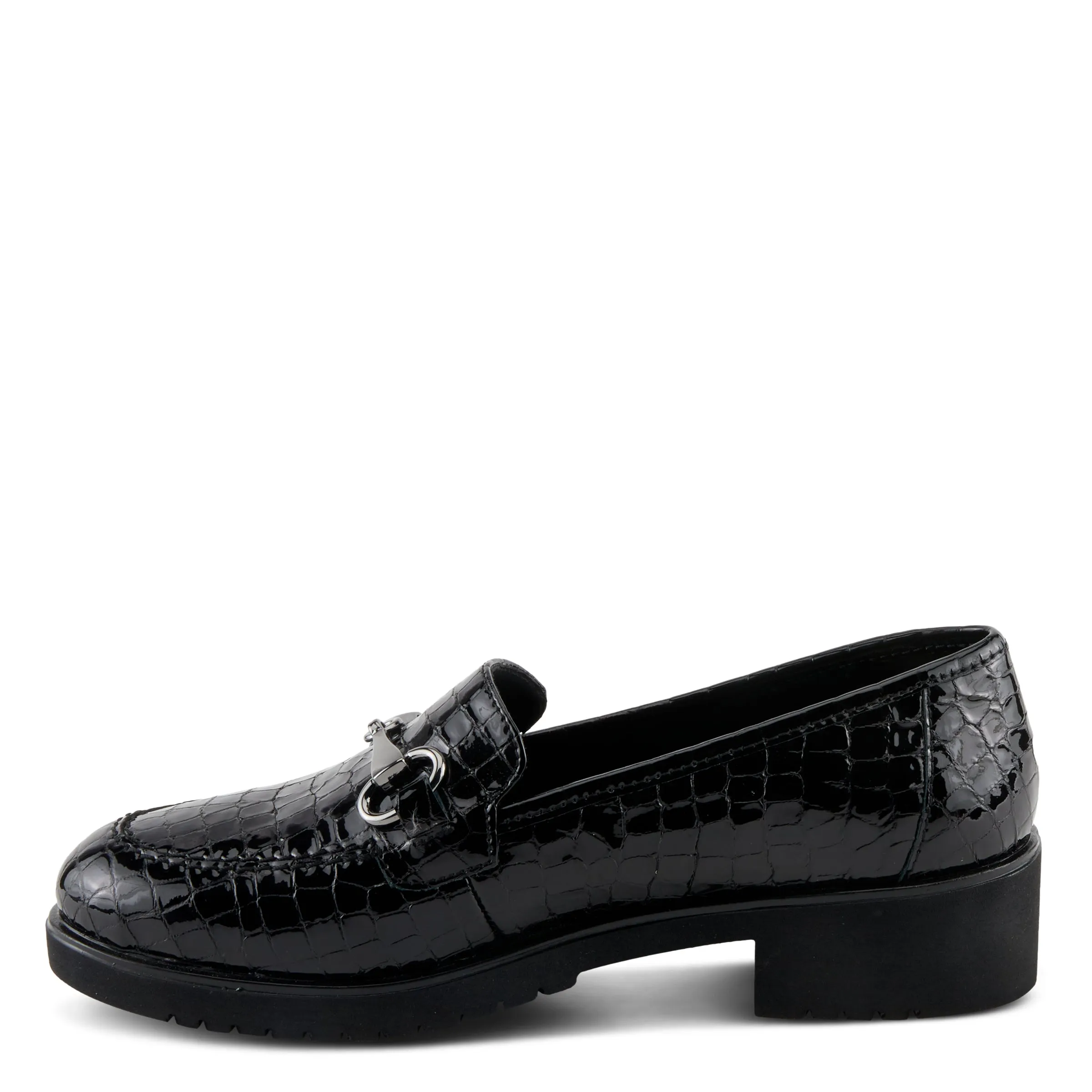Spring Step Shoes Hylen Women's Croco Embossed Leather Luxurious Loafers