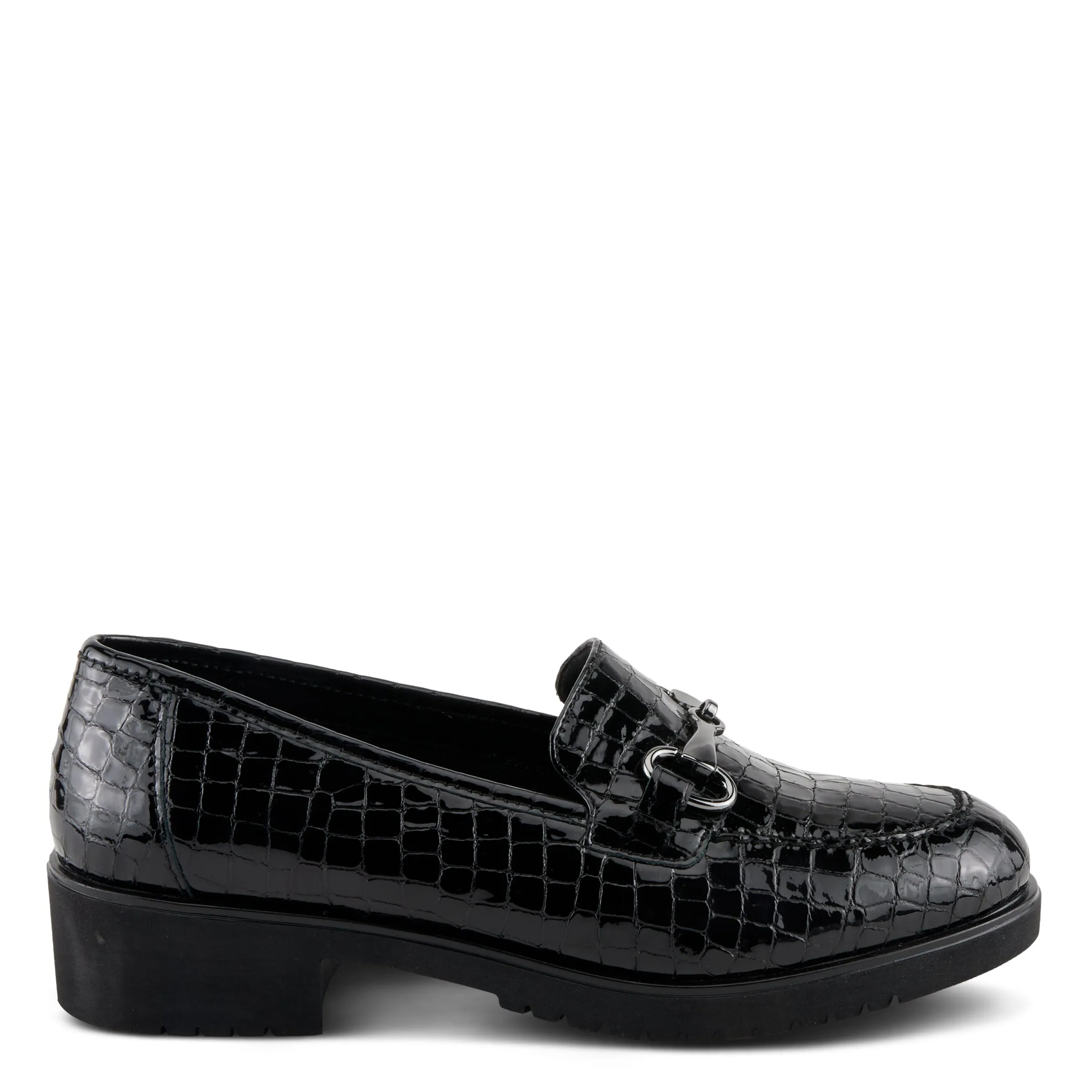 Spring Step Shoes Hylen Women's Croco Embossed Leather Luxurious Loafers