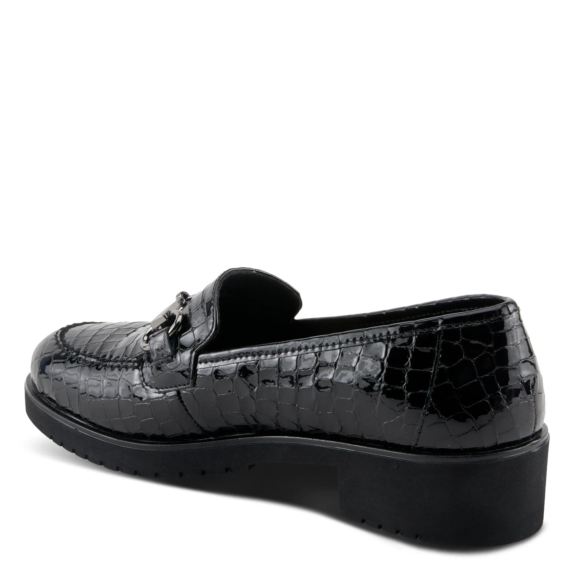 Spring Step Shoes Hylen Women's Croco Embossed Leather Luxurious Loafers