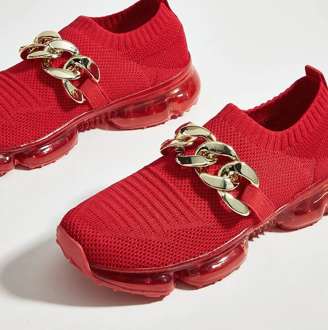 THE LUXE NK GLAM GIRL SNEAKER COLLECTION - GLAM GIRL CUBAN LINK SNEAKER - CLFLOW19