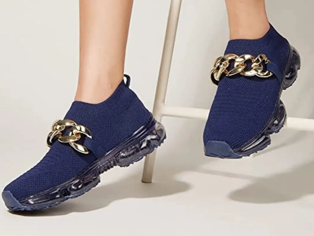 THE LUXE NK GLAM GIRL SNEAKER COLLECTION - GLAM GIRL CUBAN LINK SNEAKER - CLFLOW19
