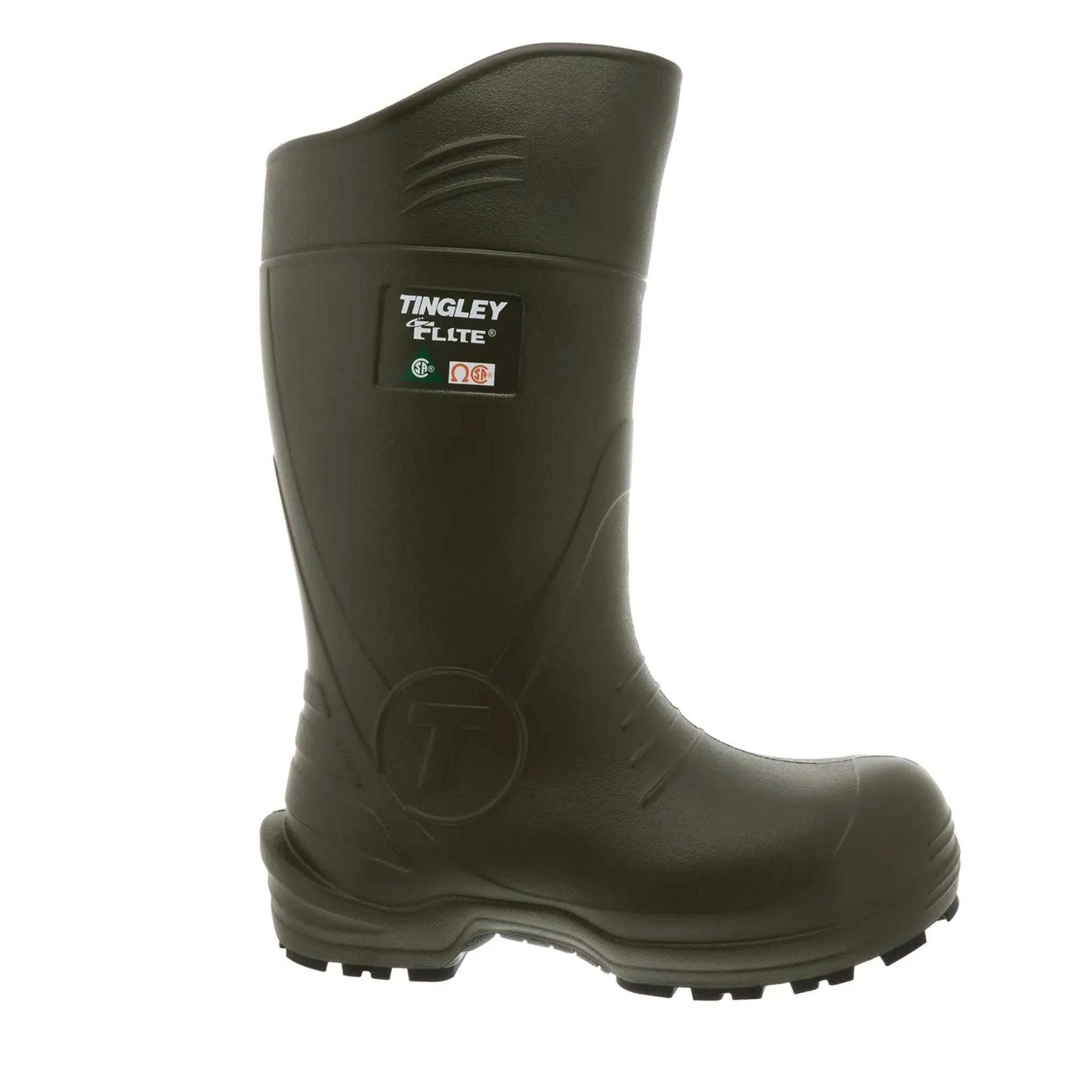Tingley Flite® CSA Green Patch Knee Boots | Lightweight, Waterproof, Chemical-Resist | Aerex1.5.5® Composite Safety Toe, Slip-Resist, ESR, Antifatigue