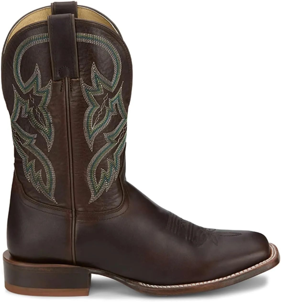 Tony Lama Wray 11" Men's Classic Leather Cowboy Boots with Durable Soles, Western-Style Ranchero Footwear