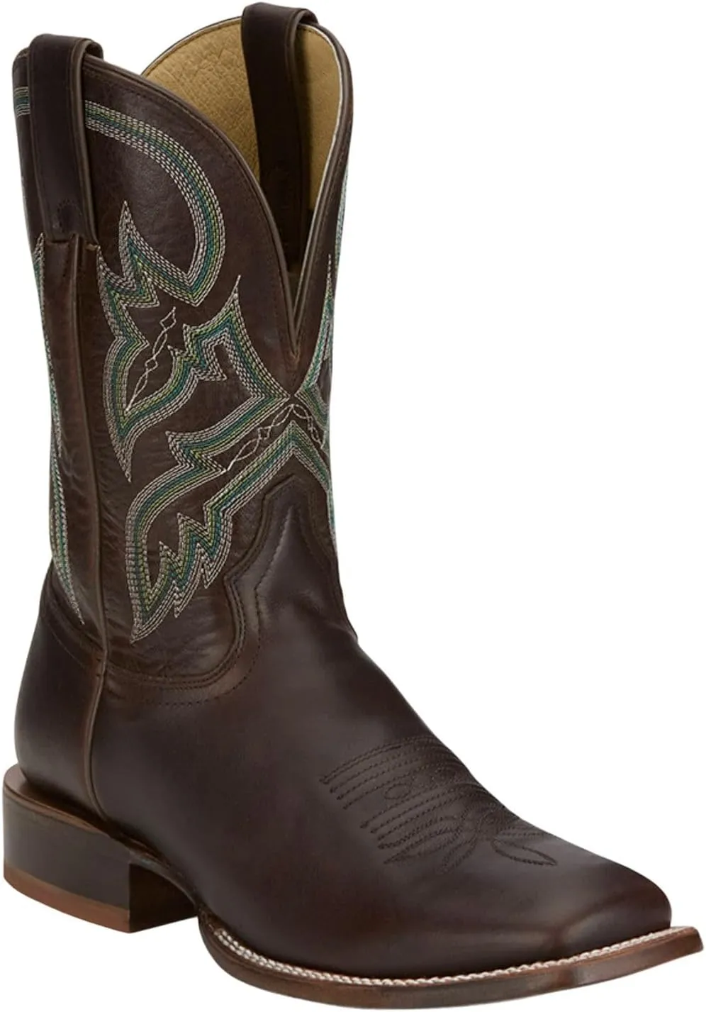 Tony Lama Wray 11" Men's Classic Leather Cowboy Boots with Durable Soles, Western-Style Ranchero Footwear