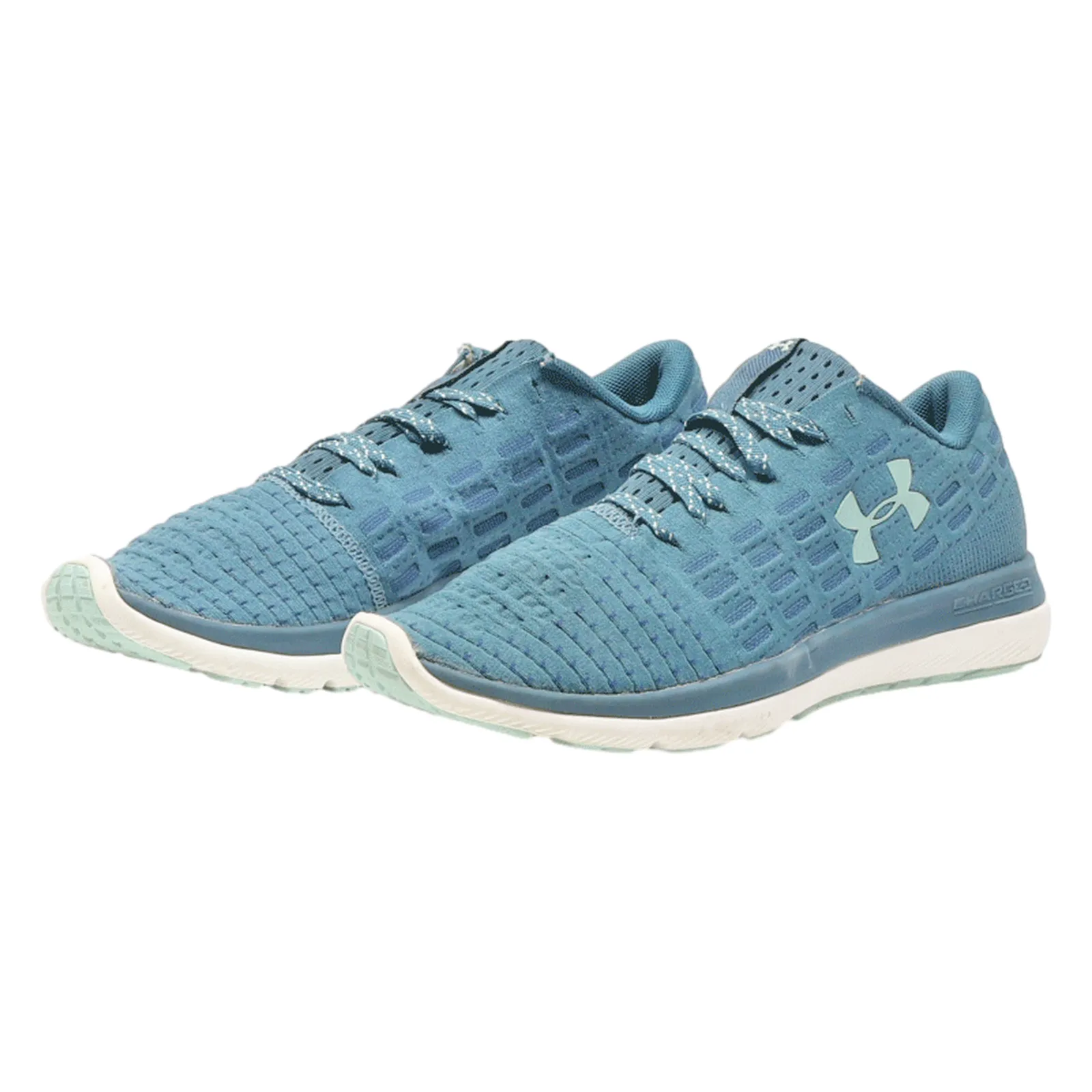 UNDER ARMOUR Sneaker Trainers Blue Synthetic Womens UK 6.5
