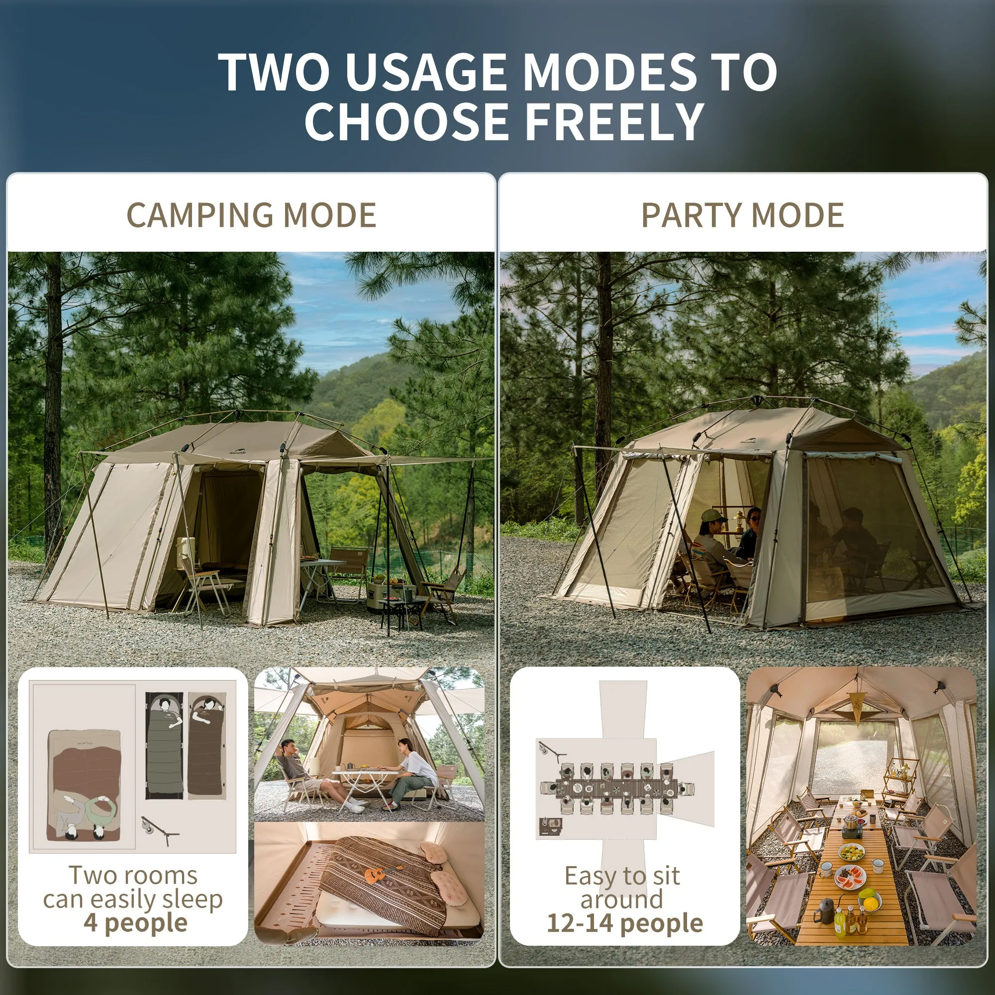 Village 13 Ridge Quick-Set Tent