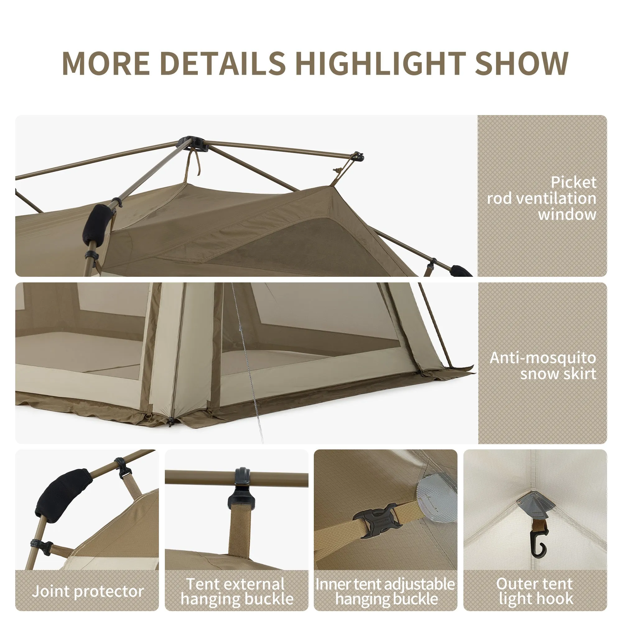 Village 13 Ridge Quick-Set Tent