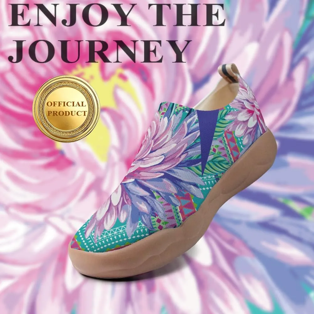 Women's Art Travel Shoes Slip-on Casual and Comfortable Loafers Light and Comfortable Fashionable Sneakers