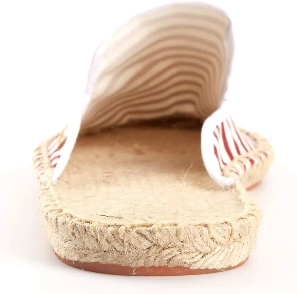 Women's Comfortable Open Toe Espadrille Slide Sandals