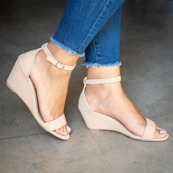 Women'S Wedge Fish Mouth Sandals 82245869