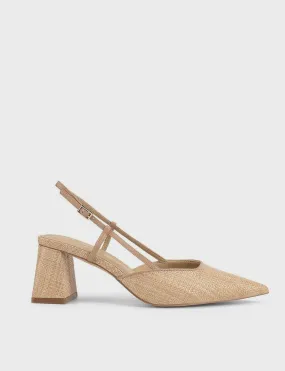 YASMINE SLINGBACK HEELS